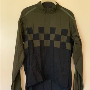 Rapha checkered rain jacket size medium